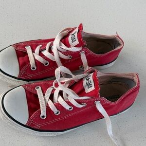 Converse Kids Sneakers in Bold Red and White